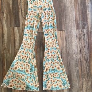 Teeki Sunflower Bell Bottoms